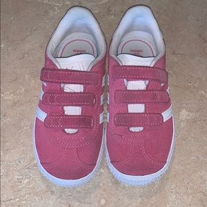 Adidas pink girl shoes size 10